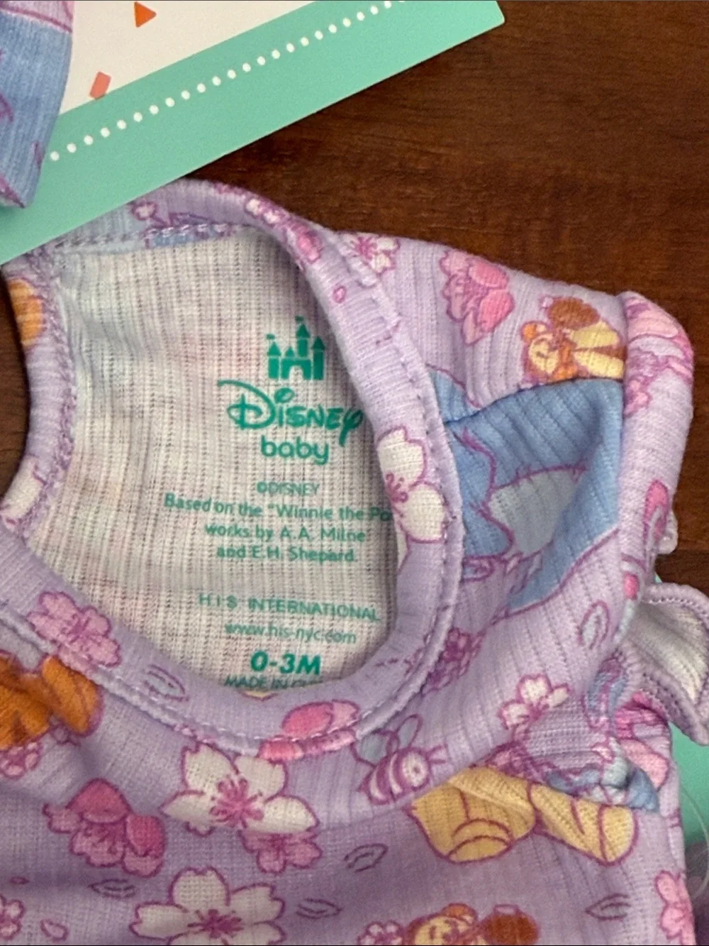 Disney Baby Purple Tutu lavender sunrise dress with Bow New size 0-3M